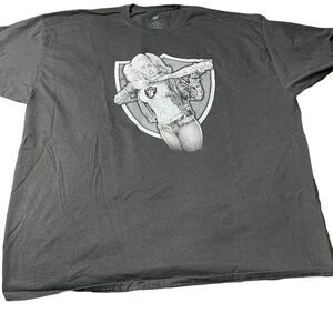 Hanes Harley Quinn Raiders Black T Shirt